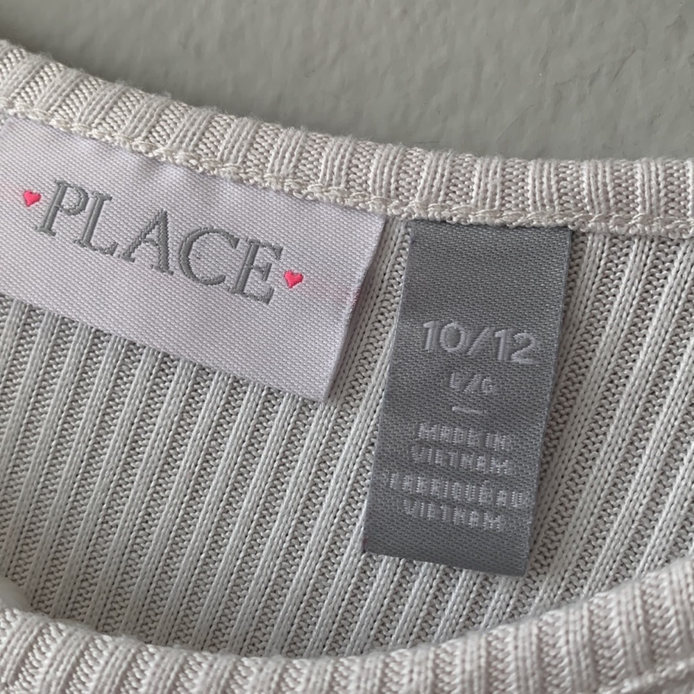 Children’s Place Ridded Top Flannel Dress - Picture 5 of 6